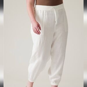 Athleta Cabo Linen Jogger Size 18 NWT!